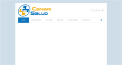 Desktop Screenshot of canarisalud.com